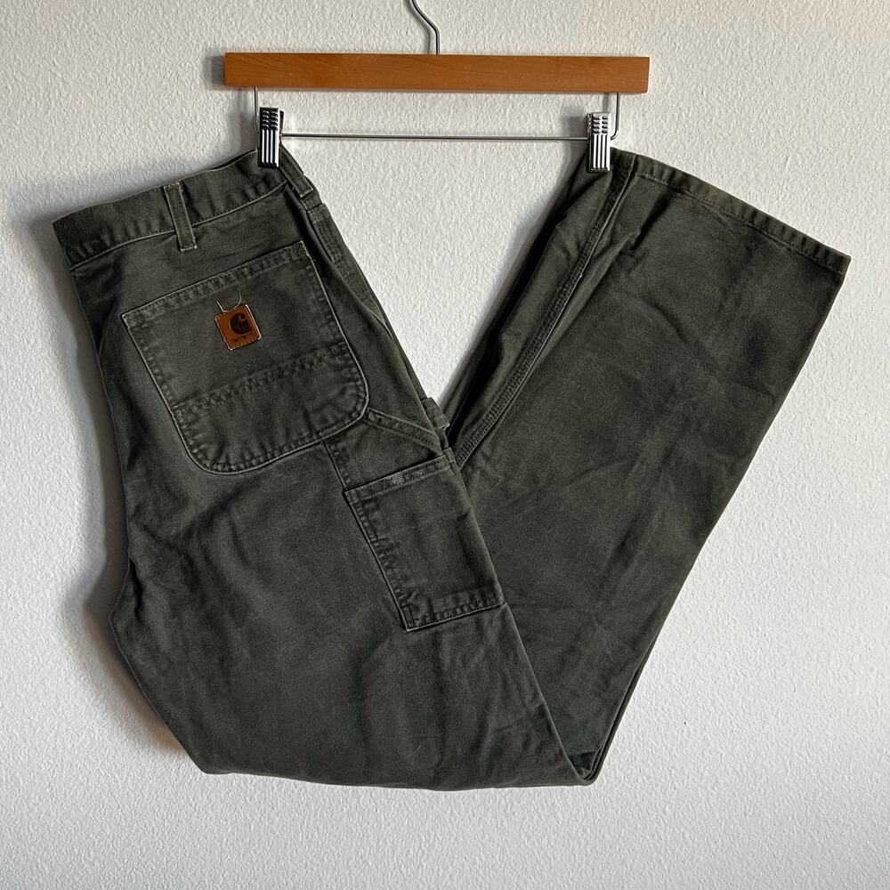Carhartt B11 MOS green work wear carpenter pants